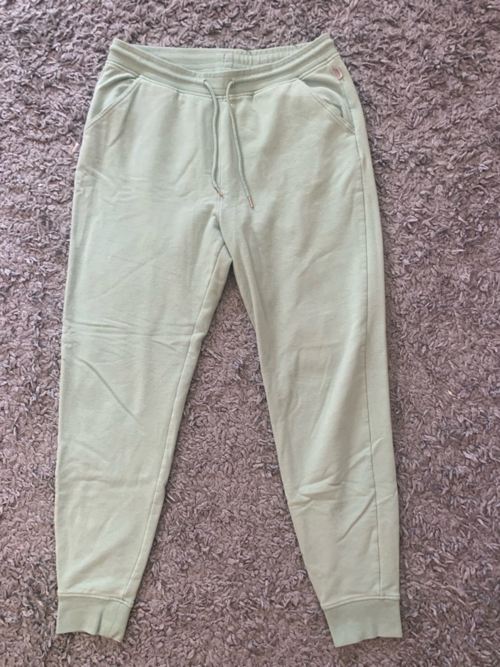 Eddie Bauer Light Sage Drawstring Jogger Pants